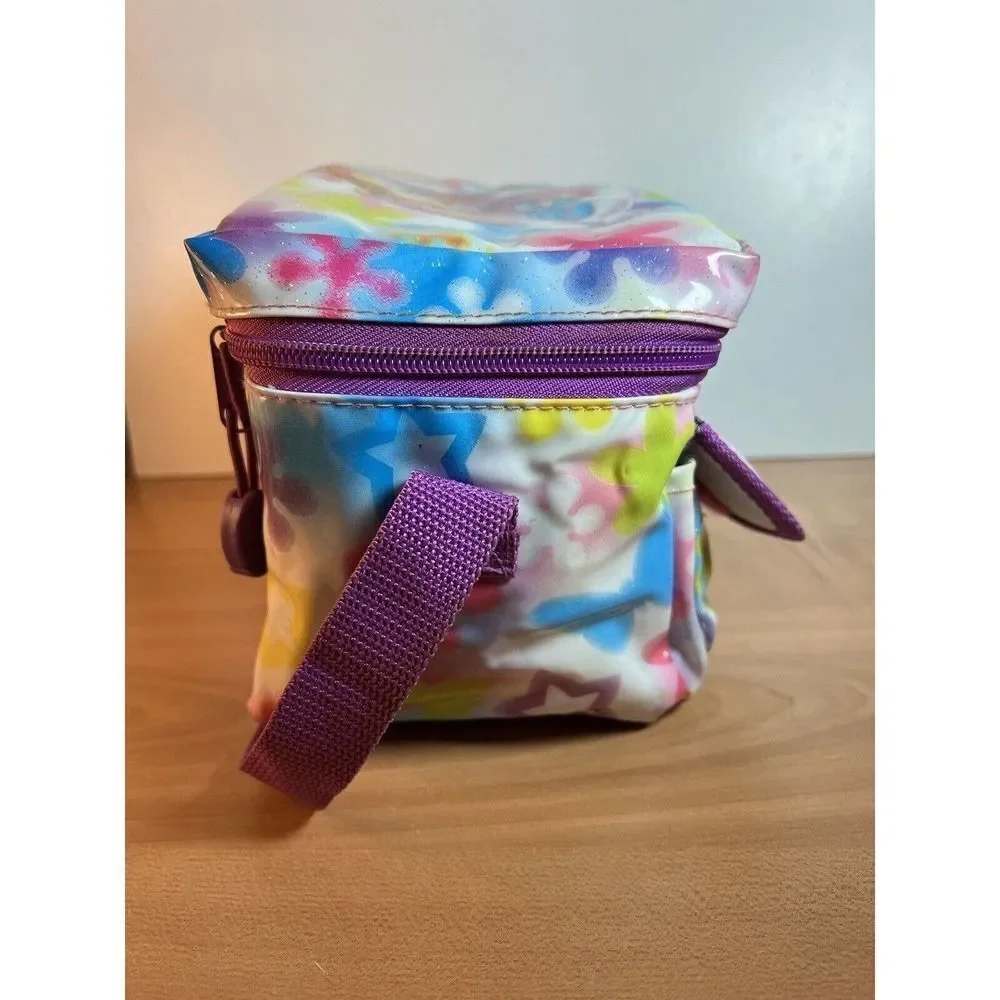 Lisa Frank Lunchbox Angel Girl With Cat Insulated Lunch Bag Strapped Rare
